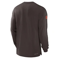 Cleveland Browns Sideline Player Team Issue Men’s Nike Dri-FIT Long-Sleeve Top