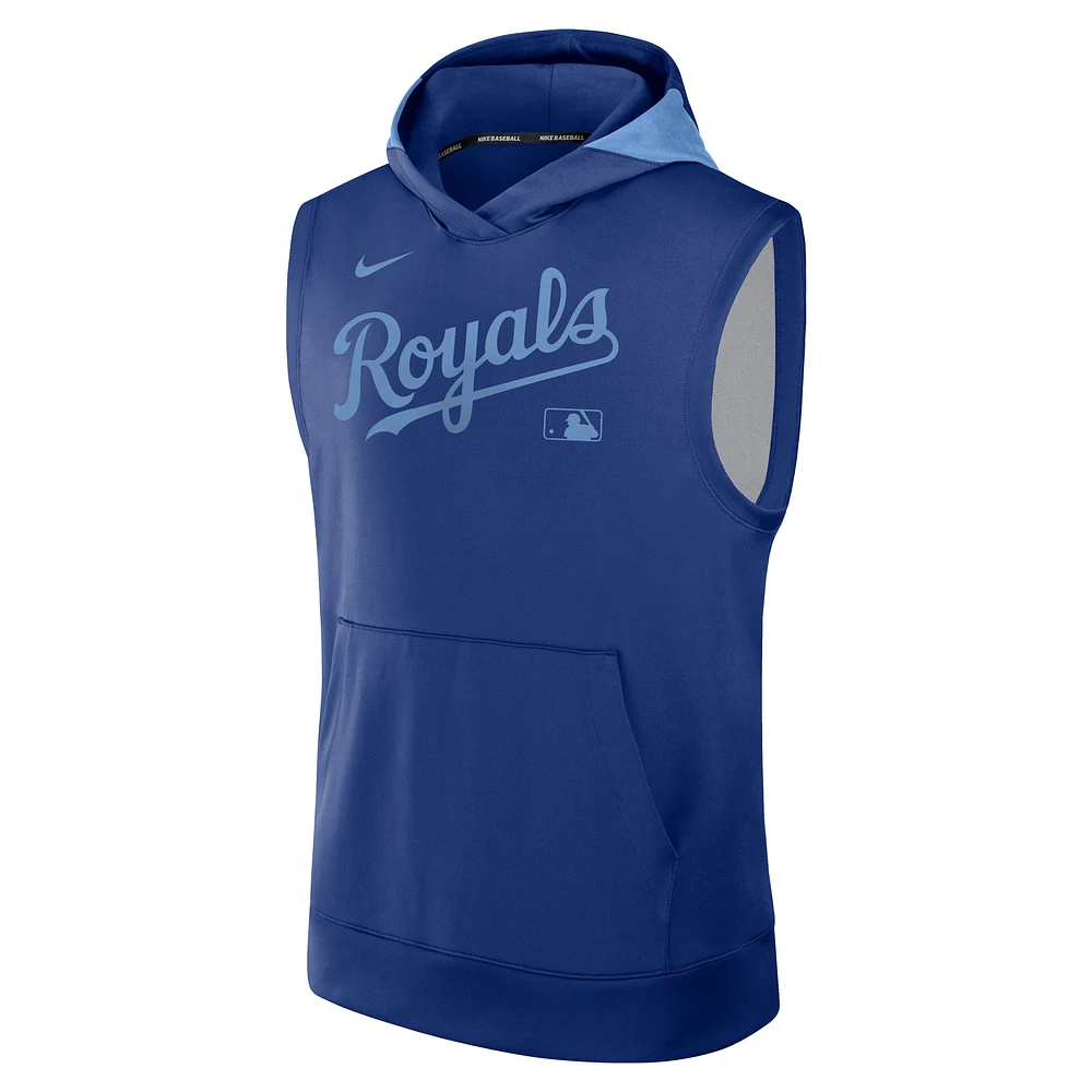 Kansas City Royals Authentic Collection Men’s Nike Dri-FIT MLB Sleeveless Pullover Hoodie