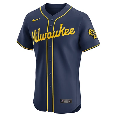 Milwaukee Brewers Men's Nike Dri-FIT ADV MLB Elite Jersey