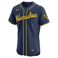 Milwaukee Brewers Men's Nike Dri-FIT ADV MLB Elite Jersey