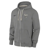 Tampa Bay Rays Authentic Collection Travel Men's Nike Dri-FIT MLB Full-Zip Hoodie