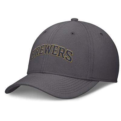 Milwaukee Brewers Swoosh Men's Nike Dri-FIT MLB Hat