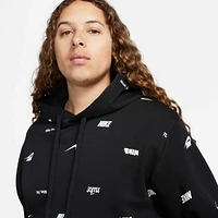 Nike Club Fleece Men's Allover Print Pullover Hoodie