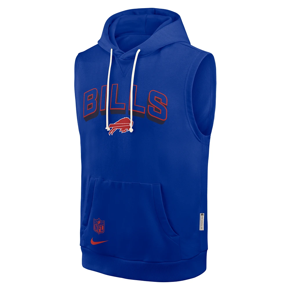Buffalo Bills Sideline Men's Nike Dri-FIT NFL Sleeveless Pullover Hoodie