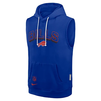 Buffalo Bills Sideline Men's Nike Dri-FIT NFL Sleeveless Pullover Hoodie
