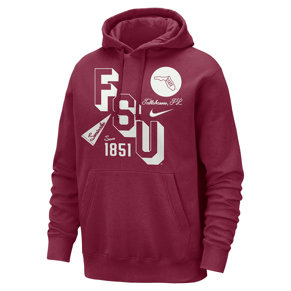 Florida State Club Men's Nike College Hoodie