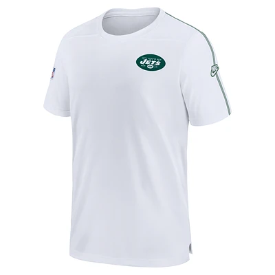 New York Jets Sideline Coach Men's Nike Dri-FIT NFL Top