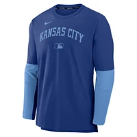 Kansas City Royals Authentic Collection Player Men's Nike Dri-FIT MLB Pullover Sweatshirt