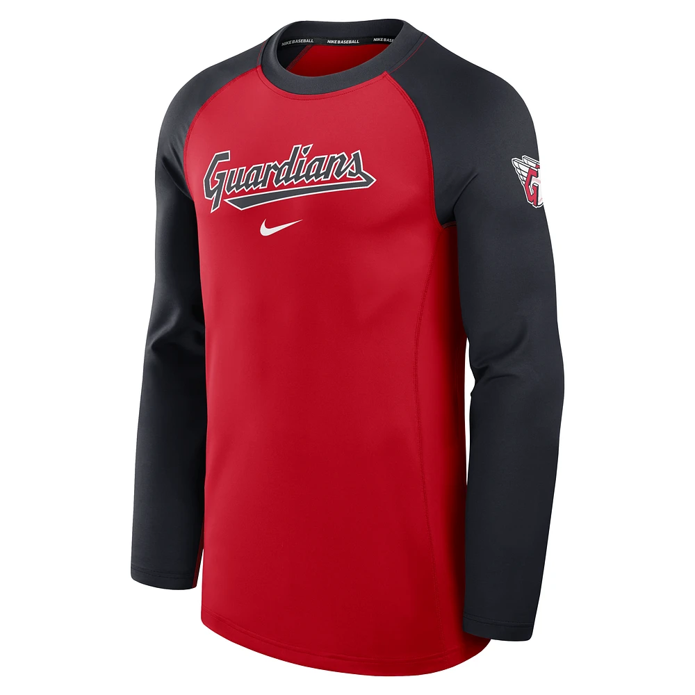 Cleveland Guardians Authentic Collection Game Time Men's Nike Dri-FIT MLB Long-Sleeve T-Shirt