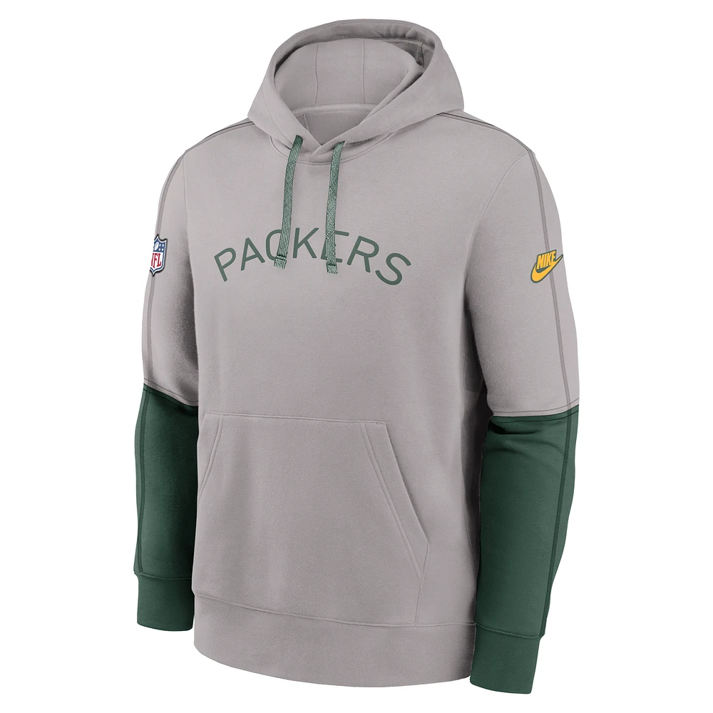 Green Bay Packers Logo Team Issue Club Men's Nike NFL Pullover Hoodie