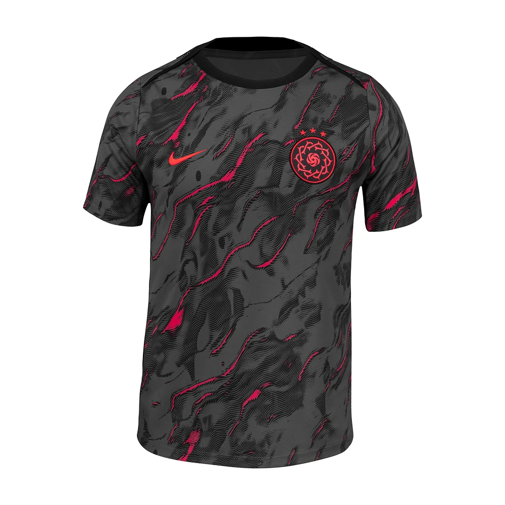 Portland Thorns FC 2025 Men's Nike NWSL Short-Sleeve Pre-Match Top