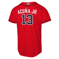 Ronald Acuña Jr. Atlanta Braves Big Kids' Nike MLB Replica Jersey