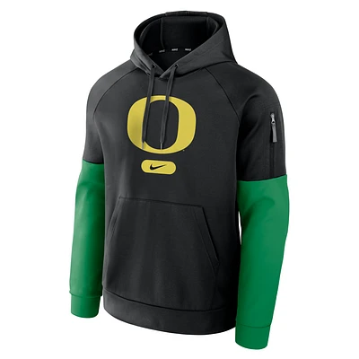 Oregon Ducks Fitness Men’s Nike Therma College Pullover Hoodie