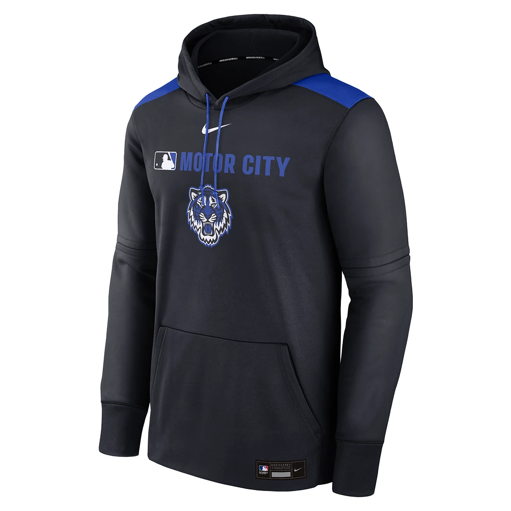 Detroit Tigers Authentic Collection City Connect Men's Nike Therma MLB Pullover Hoodie