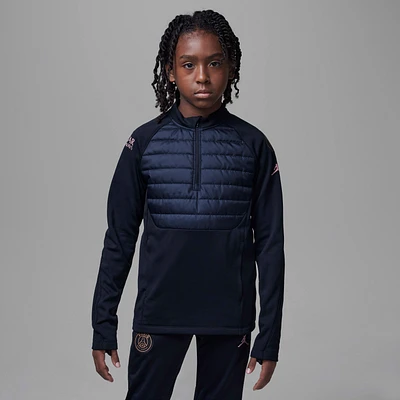 Paris Saint-Germain Academy Winter Warrior Big Kids' Jordan Therma-FIT Soccer Drill Top