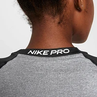 Nike Pro Big Kids' Dri-FIT 3/4-Sleeve Top