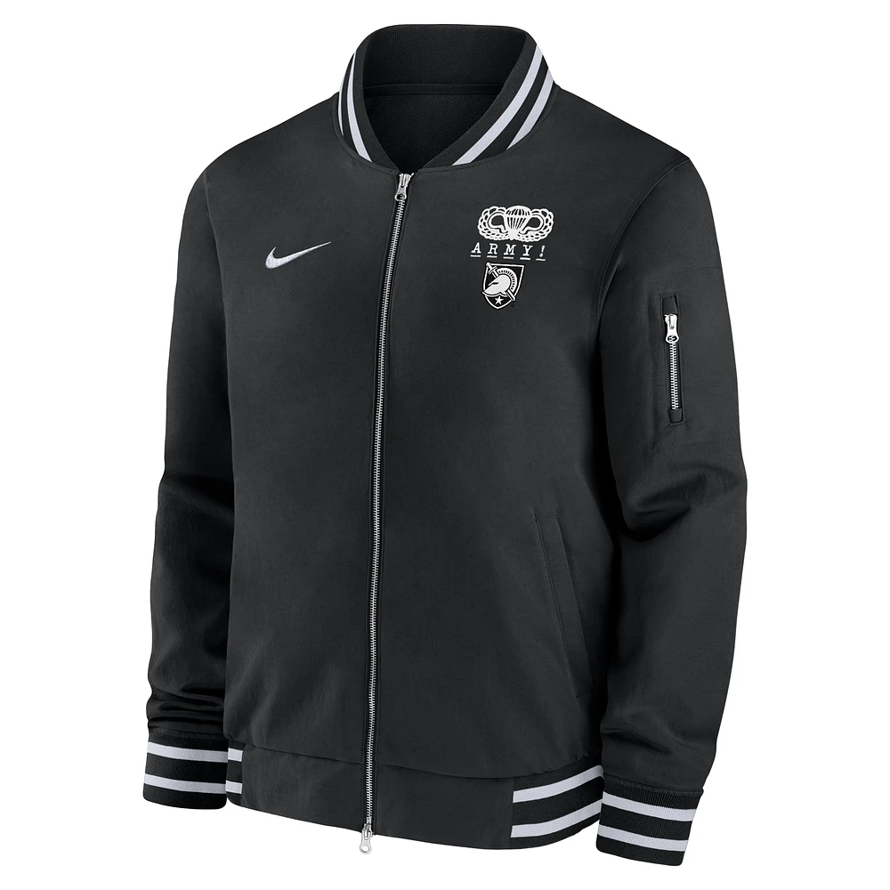 Army Black Knights Rivalry Sideline Men's Nike College Full-Zip Bomber Jacket