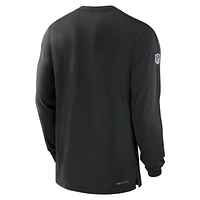 Las Vegas Raiders Sideline Player Team Issue Men’s Nike Dri-FIT Long-Sleeve Top