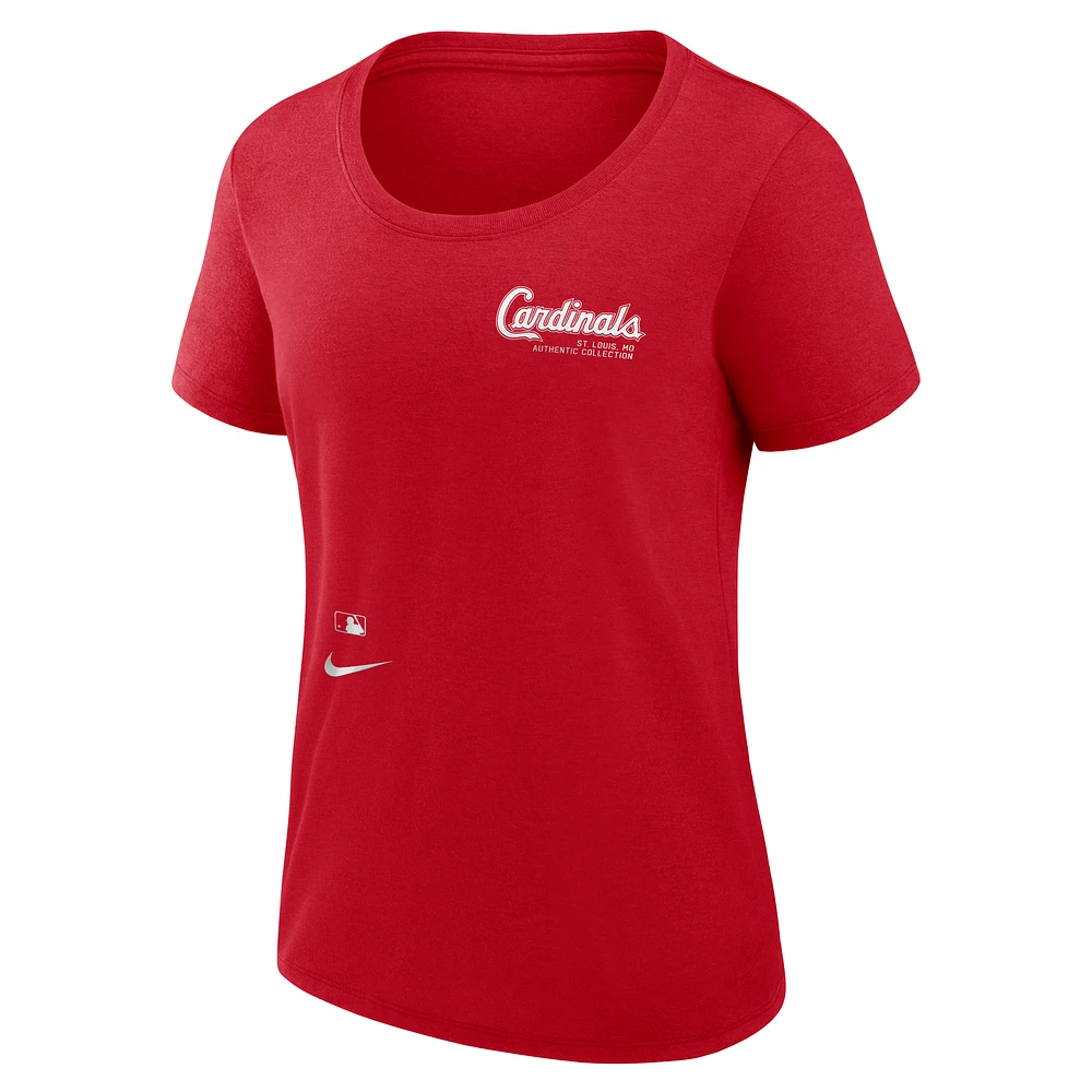 St. Louis Cardinals Authentic Collection Early Work Women's Nike Dri-FIT MLB T-Shirt