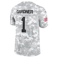 Aaron Rodgers New York Jets Salute to Service Men's Nike Dri-FIT NFL Limited Jersey