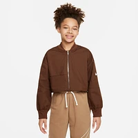 Nike Sportswear Big Kids' (Girls') Woven Bomber Jacket