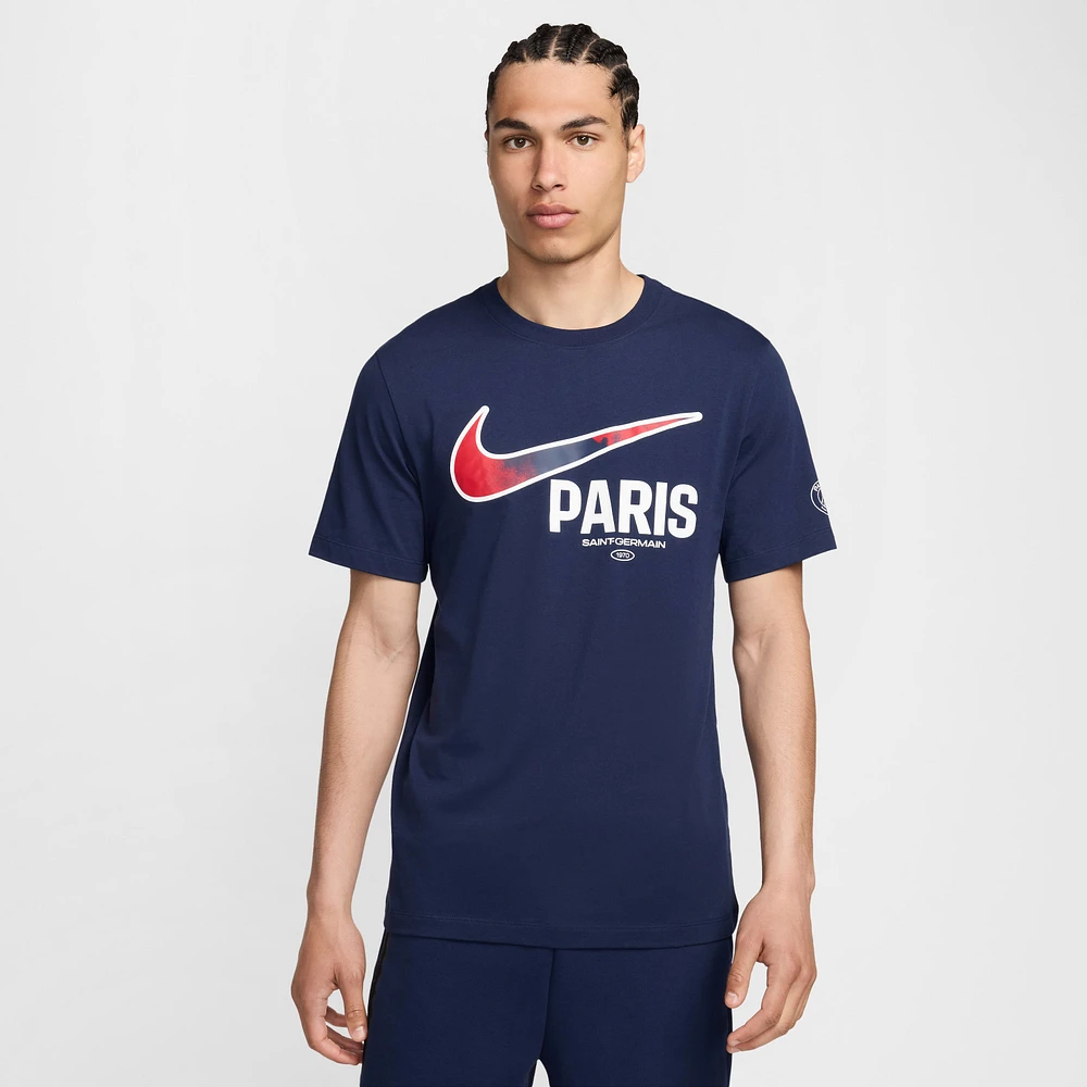 Paris Saint-Germain Swoosh Men's Nike Soccer T-Shirt