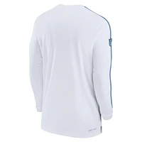 Indianapolis Colts Sideline Coach Men's Nike Dri-FIT NFL Long-Sleeve Top