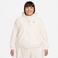 Nike Therma-FIT One Women's Oversized Full-Zip Fleece Hoodie (Plus Size)