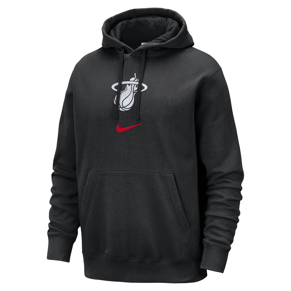 Miami Heat Club Fleece City Edition Men's Nike NBA Pullover Hoodie