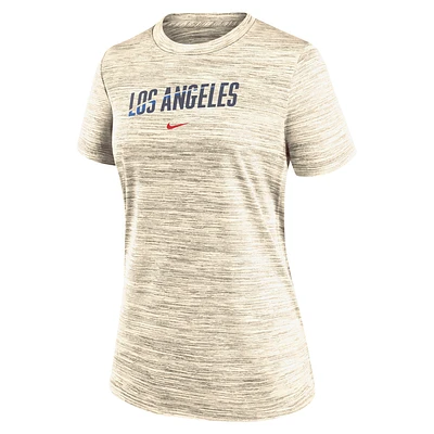 Los Angeles Dodgers Authentic Collection City Connect Practice Velocity Women's Nike Dri-FIT MLB T-Shirt