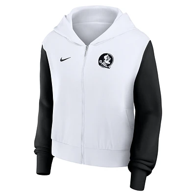 Florida State Athletic Prep Colorblocked Script Women’s Nike College Full-Zip Hoodie