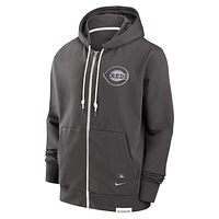 Cincinnati Reds Travel Player Men's Nike Dri-FIT MLB Full-Zip Hoodie