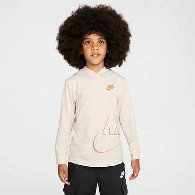 Nike "Just Do It" Little Kids' Futura Wrap Long Sleeve T-Shirt