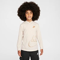 Nike "Just Do It" Little Kids' Futura Wrap Long Sleeve T-Shirt