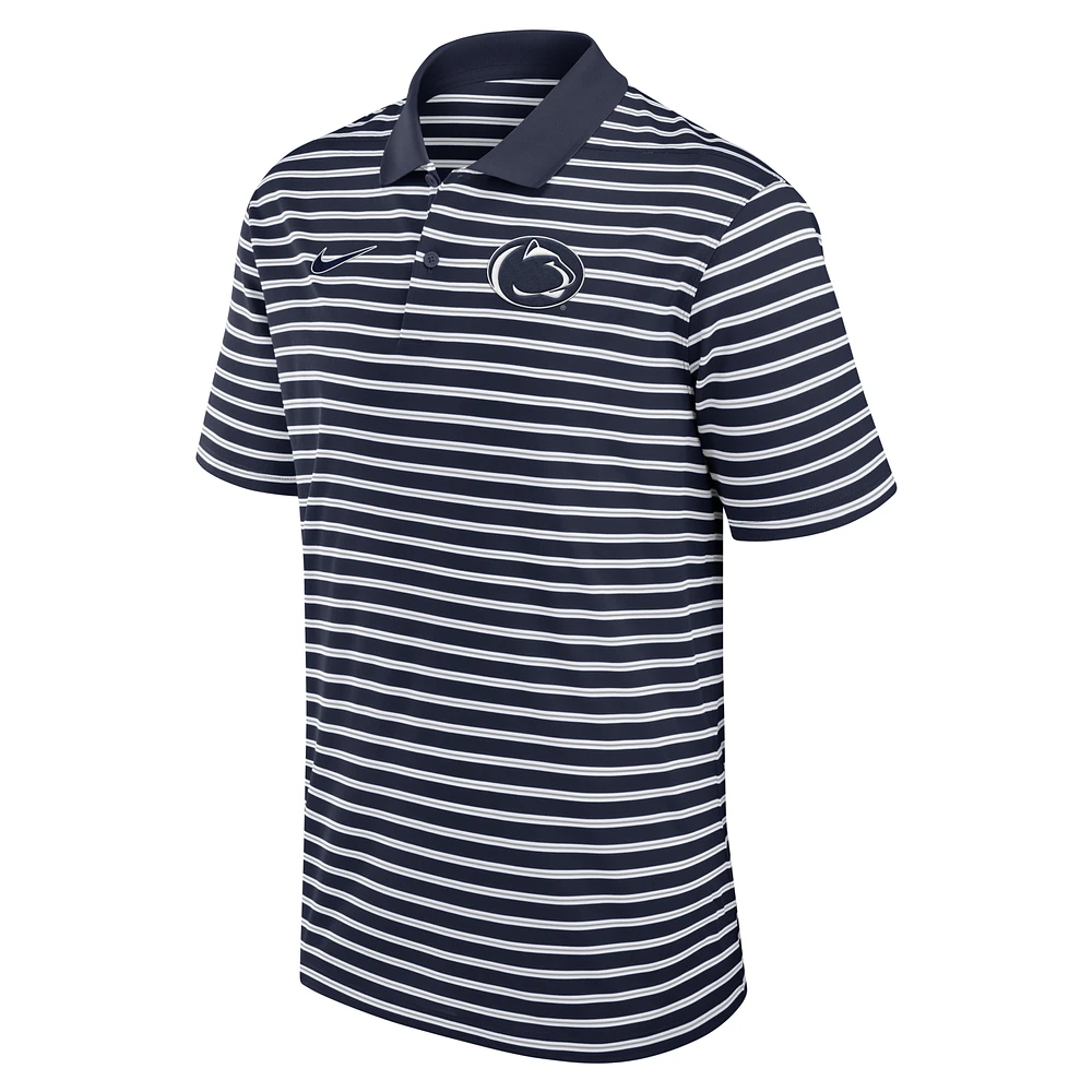 Penn State Nittany Lions Primetime Victory Striped Men's Nike Dri-FIT College Polo