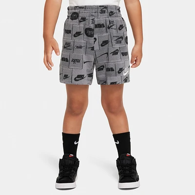 Nike Sportswear Club Little Kids' Printed Shorts