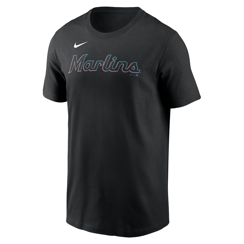 Miami Marlins Fuse Wordmark Men's Nike MLB T-Shirt