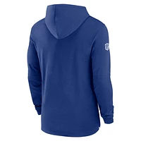 New York Giants Sideline Men's Nike Dri-FIT NFL Long-Sleeve Hooded Top