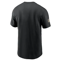 New Orleans Saints Sideline Team Issue Men's Nike Dri-FIT NFL T-Shirt