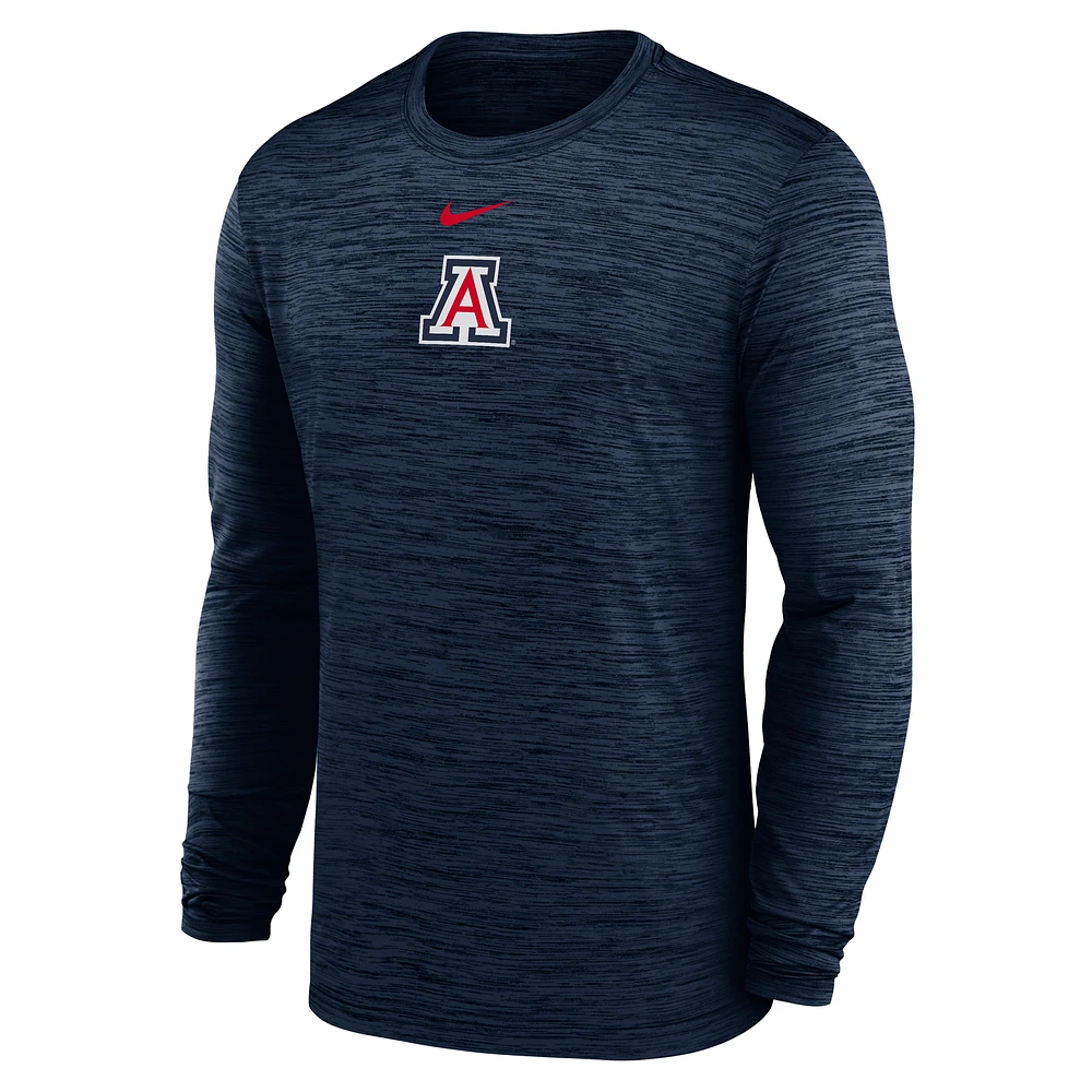 Arizona Sideline Velocity Men's Nike Dri-FIT College Long-Sleeve T-Shirt