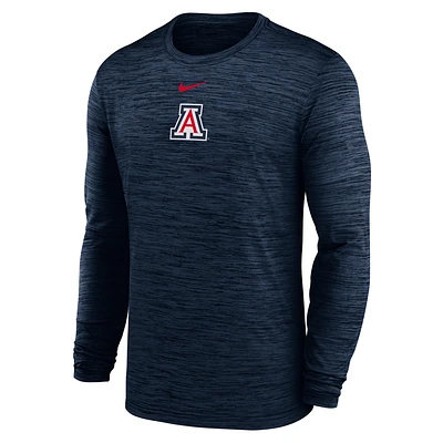 Arizona Sideline Velocity Men's Nike Dri-FIT College Long-Sleeve T-Shirt