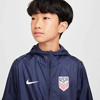 USMNT Academy Pro Big Kids' Nike Soccer Hooded Rain Jacket