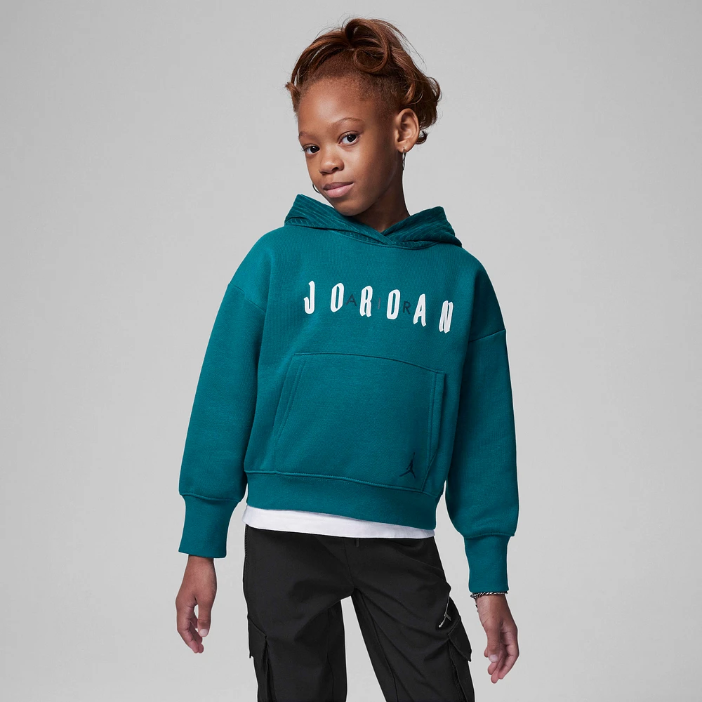 Jordan Soft Touch Mixed Pullover Hoodie Little Kids