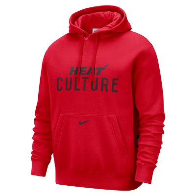 Miami Heat Club City Edition Men's Nike NBA Fleece Pullover Hoodie