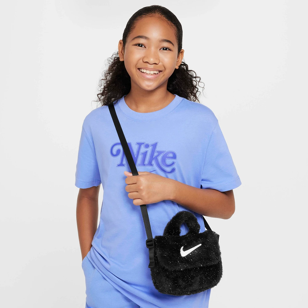 Nike Big Kids' Faux Fur Crossbody Bag (1L)