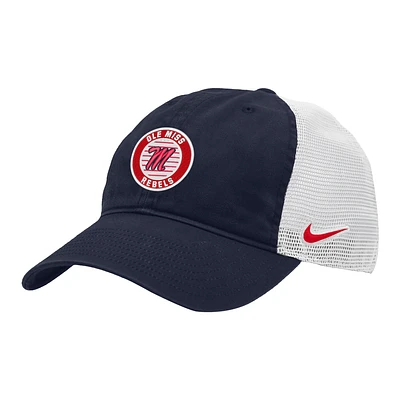 Ole Miss Heritage86 Nike College Trucker Hat