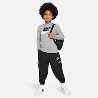 Nike Sportswear Futura Hooded Long Sleeve Tee Little Kids' T-Shirt