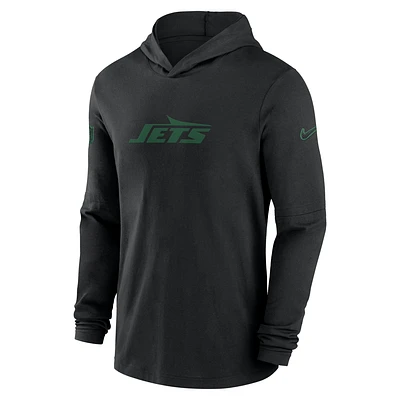 New York Jets Sideline Men's Nike Dri-FIT NFL Long-Sleeve Hooded Top