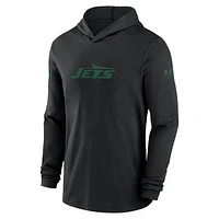 New York Jets Sideline Men's Nike Dri-FIT NFL Long-Sleeve Hooded Top