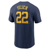 Christian Yelich Milwaukee Brewers Fuse Men's Nike MLB T-Shirt